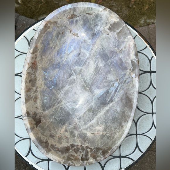 Crystal Luxury Psychology Other - Moonstone and Sunstone Large Custom Plate B 11.75 x 8.25 7.97 LBS